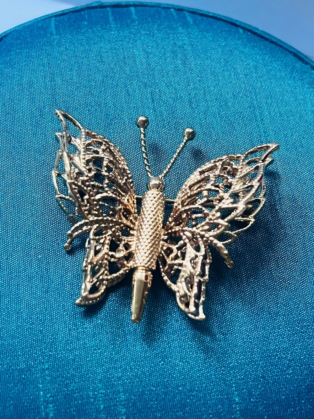 Gold Butterfly Brooch Pin - Elegant Women’s Accessory
